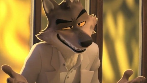 Michael Godere le da voz a Mr. Wolf en el especial animado "The Bad Guys: A Very Bad Holiday" (Foto: Netflix)