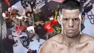 UFC: el día que Nate Diaz participó de una batalla campal en la jaula