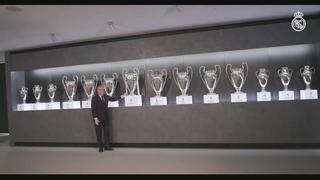 Alucinante: la decimocuarta del Real Madrid llegó al Bernabéu y ya luce con el resto de Champions [VIDEO]