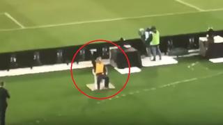 ¡Insólito! Se jugaba el Argentina-Brasil y una tribuna ovacionó a un guardia de seguridad [VIDEO]