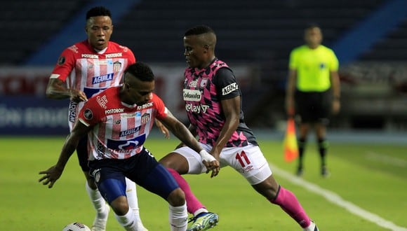 Junior enfrentó a Santa Fe por la Copa Libertadores 2021