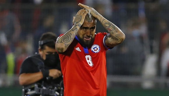 La selección de Chile se queda sin pase al Mundial de Qatar 2022. (Foto: AFP)
