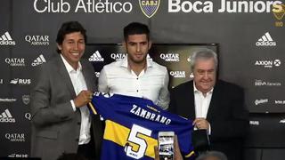 “Estuve ansioso”: Zambrano dispuesto a “pelear un puesto” en Boca Juniors y “ganarse a la hinchada” [VIDEO]