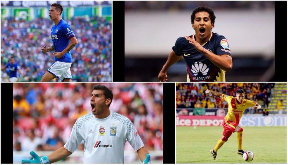 El once ideal de sudamericanos en la Liga MX (Getty Images).