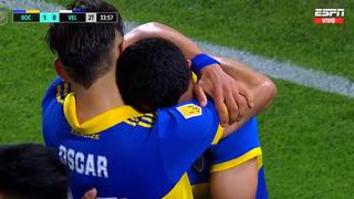 Sobre la hora: Morales anota el 1-0 parcial de Boca ante Vélez en La Bombonera [VIDEO]