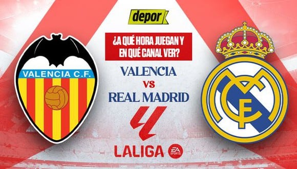Real Madrid vs. Valencia EN VIVO: partido en Mestalla por LaLiga de España.