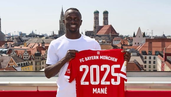 Sadio Mané ha firmado con el Bayern Munich hasta el 30 de junio de 2025. (Foto: FCBayern.com)