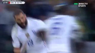 El gol de Benzema tras asistencia de Mbappé para el 2-1 en Francia vs. Bélgica [VIDEO]