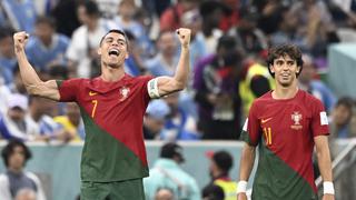 Portugal derrota 2 - 0 a Uruguay con goles de Cristiano Ronaldo y Bruno Fernandes