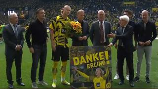 Adiós, vaquero: Borussia Dortmund despidió a Haaland en su último partido en la Bundesliga