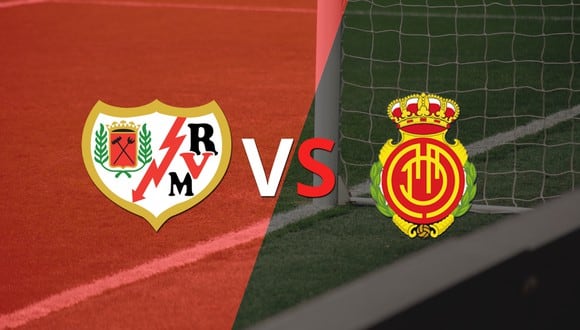 Termina el primer tiempo con una victoria para Rayo Vallecano vs Mallorca por 2-0
