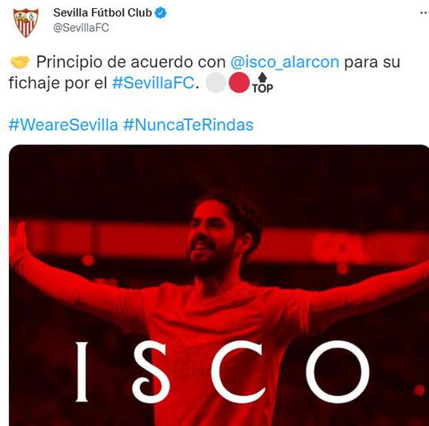 Isco,  nuevo jugador del Sevilla.