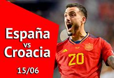 ¿Por qué canal ver hoy España vs. Croacia el partido de Eurocopa 2024?