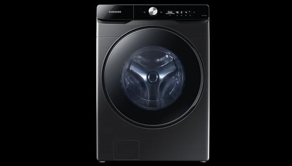 Samsung menciona que esta lavadora aprende de tus preferencias en la configuración del lavado. (Foto: Samsung)