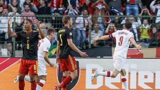 Olfato de cazador en el área: gol de Lewandowski para el 1-0 de Polonia vs. Bélgica [VIDEO]