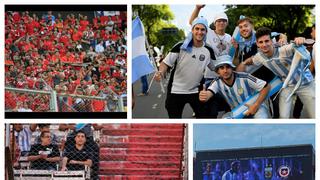 Los hinchas ponen la alegría: las mejores postales de la previa al Argentina-Chile
