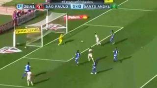 Todo lo ve gol: Cueva apareció como '9' para marcar y celebrar con nuevo baile de samba [VIDEO]