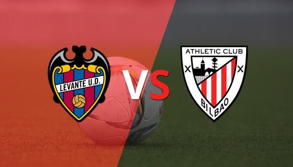 Comenzó el segundo tiempo y Levante está empatando con Athletic Bilbao en el estadio Ciutat de València
