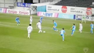 El arquero ni se movió: así fue el primer gol de Matías Succar en la Segunda División de Austria [VIDEO]