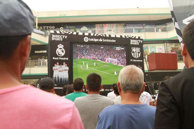 Así se vivió el evento ElClásico en Megaplaza organizado por LaLiga Santander. (Foto: LaLiga)