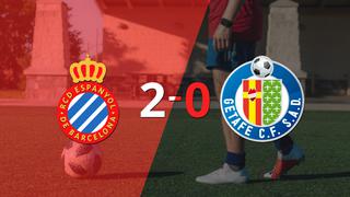Con dos goles, Espanyol se impuso a Getafe en el estadio Estadio Olímpico Lluís Companys