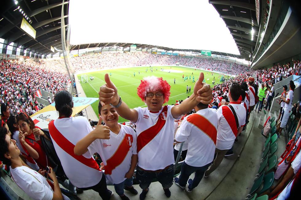 Perú vs. Arabia Saudita: la fiesta dentro del estadio AFG Arena de Suiza. (Fotos: Daniel Apuy / Depor)