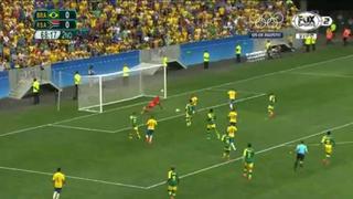 Brasil en Río 2016: la promesa Gabriel Jesús se falló este gol ¡sin arquero!