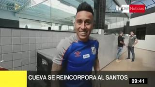 Christian Cueva retorna al Santos en medio de incertidumbre