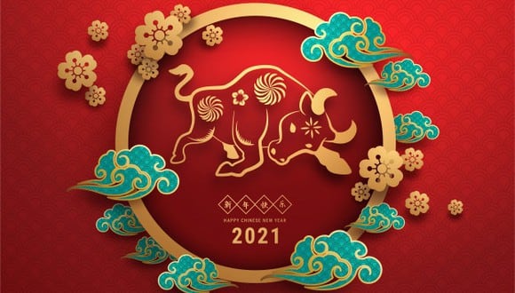 El Año Nuevo Chino 2021 corresponde al Buey de Metal, que se caracteriza por su energía intensa y directa (Foto: Freepik / olaf1741)