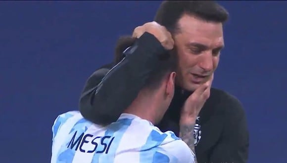 Lionel Scaloni ganó su primer título como entrenador de la selección argentina. (Foto: captura DirecTV)