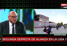 Peter Arévalo: “Alianza muestra poco fútbol para el plantel que armó y ya entró en un momento complicado"