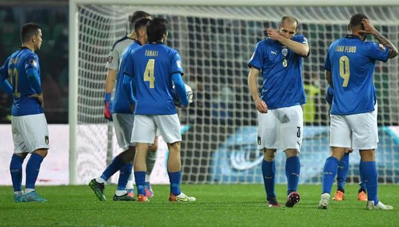 Italia no jugará la Copa del Mundo de Qatar tras perder en Palermo ante Macedonia del Norte. (Foto: EFE)