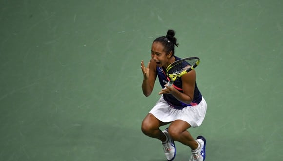 Leylah Fernández está en la final del US Open 2021. (Foto: AFP)