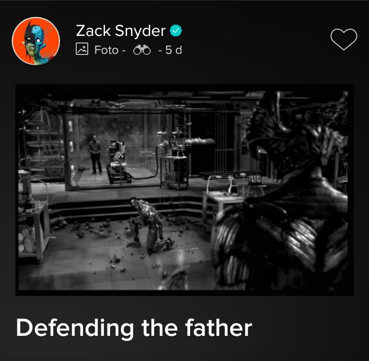 Fotos del "Snyder Cut" de "Justice League" publicado por el mismo Zack Snyder (Foto: Vero)