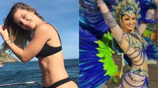 Thaísa Leal, expareja de Paolo Guerrero, deslumbró en el Carnaval de Río de Janeiro 2020 | VIDEO
