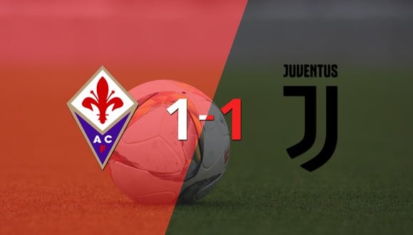 Reparto de puntos en el empate a uno entre Fiorentina y Juventus