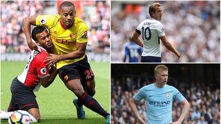 ¡André Carrillo a la cabeza! El once ideal de la fecha 4 de la Premier con Kane, De Bruyne y otros cracks