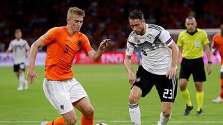 Alemania cayó goleado 3-0 ante Holanda por la fecha 3 de la Liga de Naciones en Ámsterdam