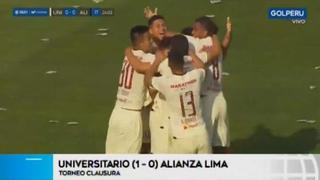 Revive el triunfo de Universitario sobre Alianza Lima en el clásico peruano