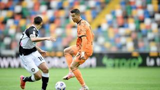 Juventus no se da por vencida: derrota 2-1 a Udinese con doblete de Cristiano Ronaldo