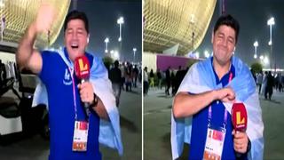 Así celebró el ‘Checho’ Ibarra el pase de Argentina a la final del Mundial: “Estoy como loco”