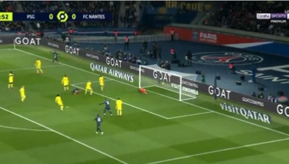 Lionel Messi fue autor del gol del 1-0 entre PSG vs. Nantes