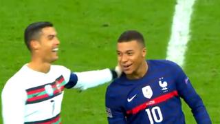 Ayer ídolo, hoy rival: Mbappé, Cristiano y el cariñoso momento del que todos hablan [VIDEO]