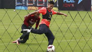Perú vs. Brasil: Raúl Ruidíaz se lució en la definición durante la práctica
