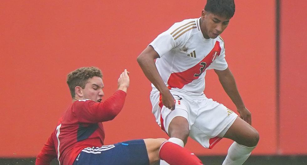 Peruvian U-20s win 1-0 against Costa Rica, Fabian Lora scores a goal |  friendship |  Soccer-Peruvian