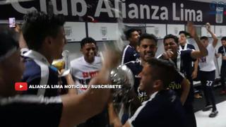 Alianza Lima es campeón: así fue el eufórico festejo en el camarín blanquiazul [VIDEO]