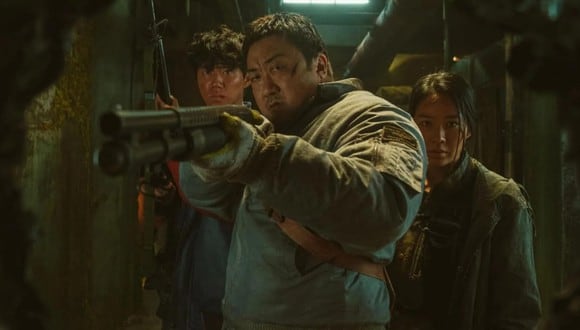 Ma Dong-seok interpreta a Nam-san, un implacable cazador de tierras baldías en la película “Cazadores en tierra inhóspita” (Foto: Netflix)