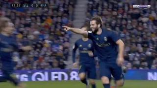 ¡El gol que les da la punta! El cabezazo de Nacho Fernández para que el Real Madrid sea único líder de LaLiga española