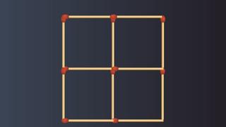 Forma 7 cuadrados en 2 movimientos: cuentas con 6 segundos para resolver el reto viral