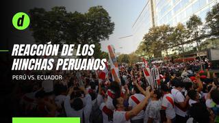 Perú vs. Ecuador: la reacción de los hinchas tras el empate en el Estadio Nacional